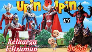 FULL MOVIE Upin Ipin panik kampung durian runtuh diserang Ultraman belial keluarga Ultraman datang [upl. by Ntsud]