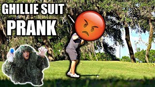 BEST GHILLIE SUIT GOLF COURSE AIR HORN PRANK EVER  JOOGSQUAD PPJT [upl. by Suivatra]