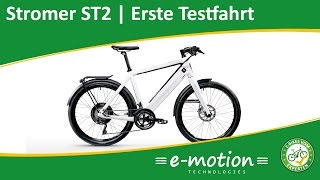 Stromer ST2 eBike  Erste Testfahrt [upl. by Epuladaug]