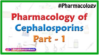 Pharmacology of Cephalosporins  Classification  spectrum of activity and clinical use  Part 1 [upl. by Danell]