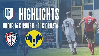 Highlights CagliariHellas Verona U16 AB 1 giornata stagione 202324 [upl. by Rudie]