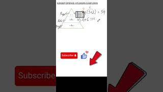 Cara menyelesaikan operasi hitung campuran math matematikadasar matematika matematikamudah [upl. by Crocker671]