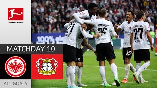 SGE upset Xabi Alonsos Bayer  Frankfurt  Bayer 04 Leverkusen 51  All Goals  MD 10 – Bundesliga [upl. by Busch]