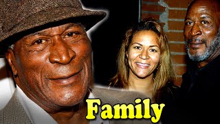 John Amos Family With DaughterSon and Wife Lillian Lehman 2024 [upl. by Ennovyhs402]