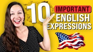 10 Important English Phrases Advanced Vocabulary Lesson [upl. by Dlaniger]