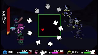 Deltarune  Jevil Boss Fight Pacifist Secret Boss [upl. by Pirozzo468]