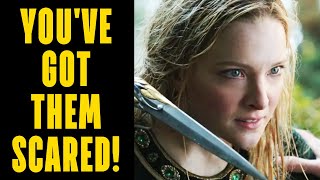 Amazon CENSORING LotR YouTubers Over NEGATIVE Rings Of Power Trailer REACTION [upl. by Marty]