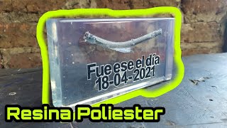 Resina poliester Cristal  Encapsulado [upl. by Ajat958]