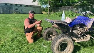 How to repair an ATV sidewall with GlueTread [upl. by Sergu]