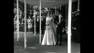 Royal Wedding of Queen Margrethe II and Prince Consort Henrik 1967 Part 2 [upl. by Ilenna]