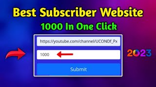 How To Get Free Subscribers On YouTube  2023 [upl. by Moynahan694]