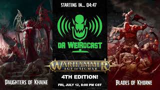 Warhammer AoS 4th Edition Live Battle Report July 12 2024 Daughters of Khaine vs Blades of Khorne [upl. by Bald]