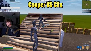 Cooper VS Clix 1v1 Buildfights [upl. by Atinod]