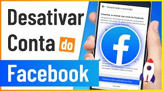 Como DESATIVAR o FACEBOOK Temporariamente  Pelo Celular [upl. by Ailahs]