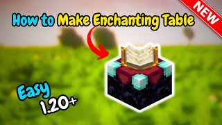 How to make a minecraft enchanting table 2024 [upl. by Pitts]