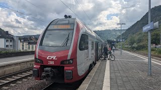 Treinen op station Cochemmosel [upl. by Norym]