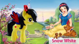 Disneys Snow White Design a Vinyl custom with MLP Rainbow Dash DIY [upl. by Nikolaus]