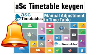 aSc time table with keygen [upl. by Muncey]