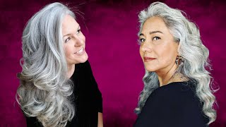 50 Photos that Prove Long Gray Hair is Fabulous [upl. by Bobine]