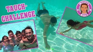 TAUCHCHALLENGE  Wettbewerb im POOL  Mileys Welt [upl. by Seira]