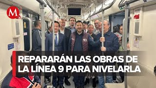 Martí Batres realiza reapertura de la línea 1 del metro de la CdMx [upl. by Rebmetpes]