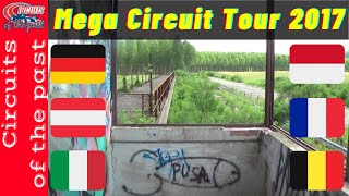 Circuit Tour Germany Austria Italy Monaco France amp Belgium 2017  Motorsport Road Trip [upl. by Trotta]