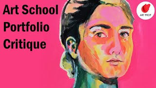 Art School Portfolio Critique by a RISD Art Professor [upl. by Lindon855]