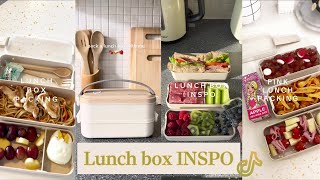 Aesthetic uni lunchbox ideas  ASMR  Tiktok compilation🌯🍒✨ [upl. by Willin]