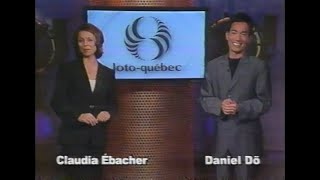 Tirage LotoQuébec  Claudia Ébacher Daniel Dõ et Yves Corbeil  2002  Complet [upl. by Yentrok]