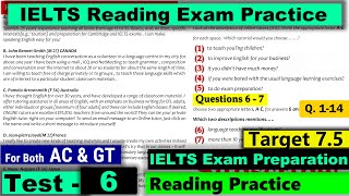 IELTS Reading Practice Test 2023 with Answers Real Exam  6 [upl. by Nich]