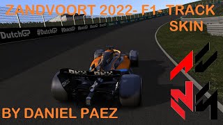 ZANDVOORT 2022 FORMULA 1 FOR ASSETTO CORSA PYYER EXTENSION 33 2021 TRACK SKIN [upl. by Nalid]