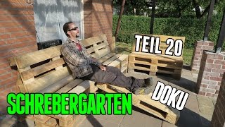 Strandkorb aus Europaletten  Geniales Gartenmöbel selber bauen mit Anleitung [upl. by Kcuhc]