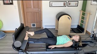 Pilates Reformer Footwork Progression from Beginner to Advanced [upl. by Eadrahs851]