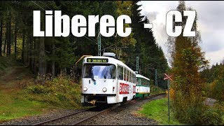 LIBEREC TRAM  Die 1000mmLinie quot11quot nach Jablonec 2017 [upl. by Eciralc555]