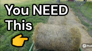 Why you NEED a bale unroller Its not just for feeding cows [upl. by Ignace784]