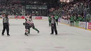 Cedar Rapids Roughriders fight [upl. by Ardisj]