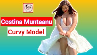 Costina Munteanu  Plus Size Curvy Fashion Model Lifestyle  Brand Ambassador outfits Biography2 [upl. by Candie95]