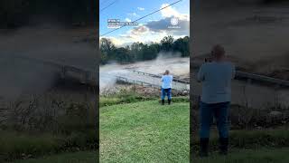 Tennessee Bridge Fails As Onlookers Watch [upl. by Akire593]