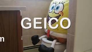 New GEICO Commercial with SpongeBob SquarePants [upl. by Daphne]