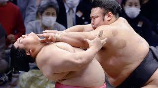 Kyushu Basho 2023 Day 3 Takakeisho vs Ura [upl. by Acinok]