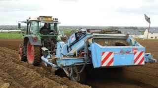 Gopro Tamisage 2015  Preparation des terres à pdt Fendt 309 [upl. by Humfrid]