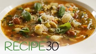 The best Italian Hearty Minestrone Soup [upl. by Elok854]