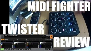 DJ Cotts  Midi Fighter Twister Review [upl. by Toms914]