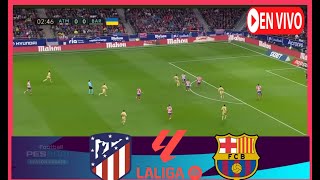 ATLETICO MADRID vs BARCELONA EN VIVO ⚽ LA LIGA  FECHA 29  PARTIDAZO PES21 [upl. by Ahsiryt]