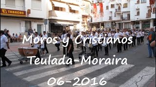 Moros y Cristianos MorairaTeulada 062016 [upl. by Wain858]