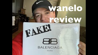 FAKE BALENCIAGA SPEED TRAINER  WANELO REVIEW [upl. by Trudnak]