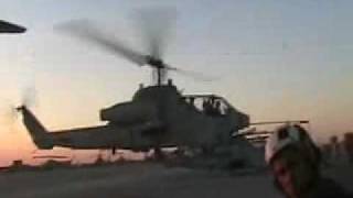 HMLA367 Scarface Launching AH1W Super Cobra in Afghanistan [upl. by Nailij]