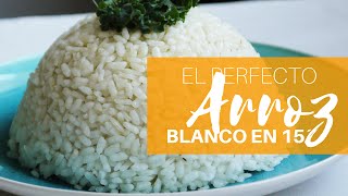 Cómo hacer arroz blanco perfecto en 15 minutos paso a paso [upl. by Firooc]