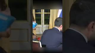 Mr Putin and Ukrainian President Zelensky first oneonone meeting putin russia zelensky ukraine [upl. by Dnanidref]