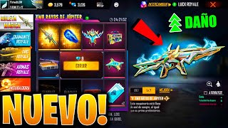 YA SALIÓ RULETA MÁGICA XM8 EVOLUTIVA RAYOS DE JUPITER EN FREE FIRE NUEVA ARMA EVOLUTIVA XM8 [upl. by Elyrad]